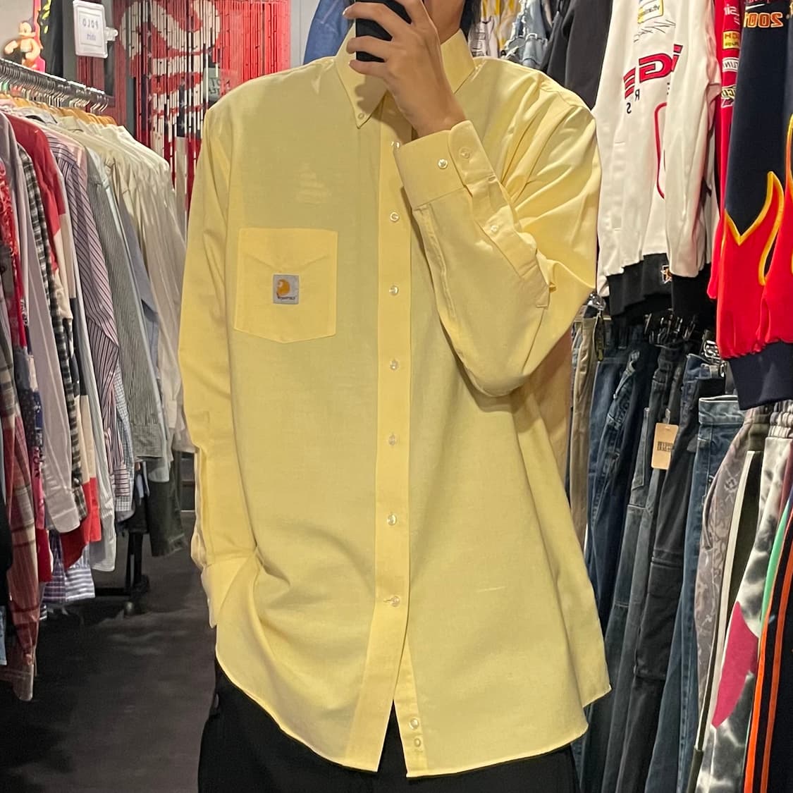 [IM] carhartt 칼하트 옐로우 긴팔셔츠 상품이미지4