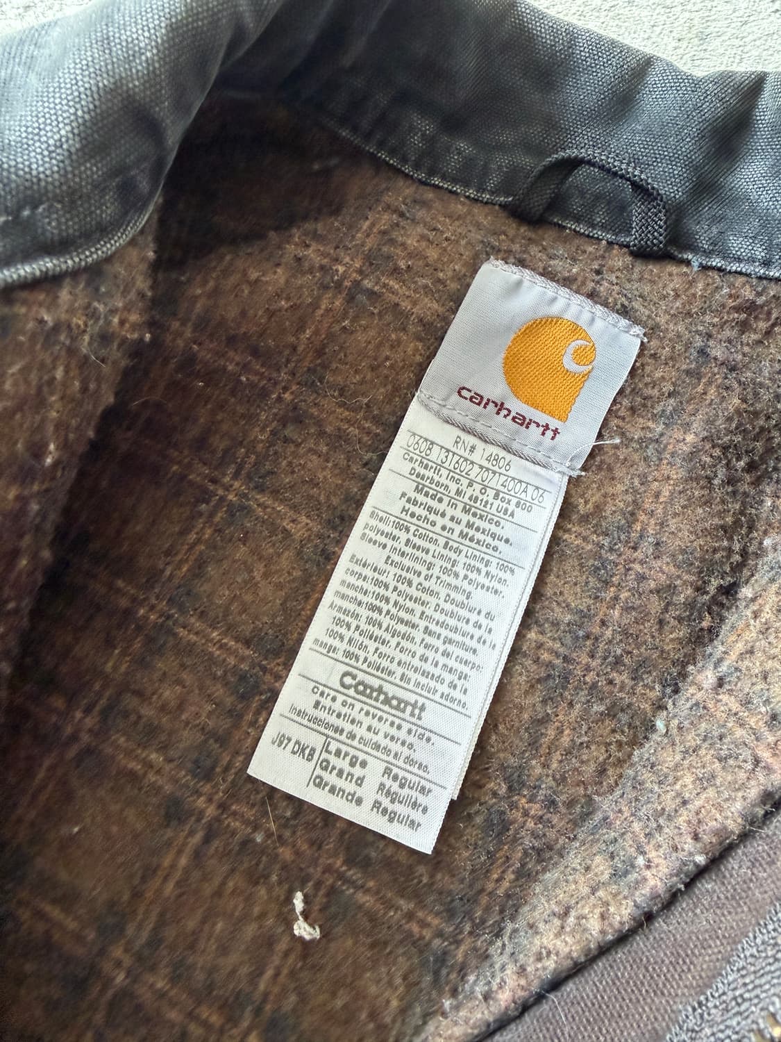 [L]  칼하트 Carhartt J97 DKB 상품이미지4