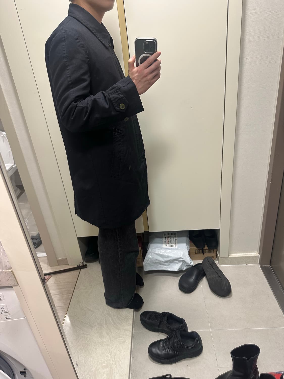 꼼데가르송 옴므 듀스 폴리축융 카코트 상품이미지2