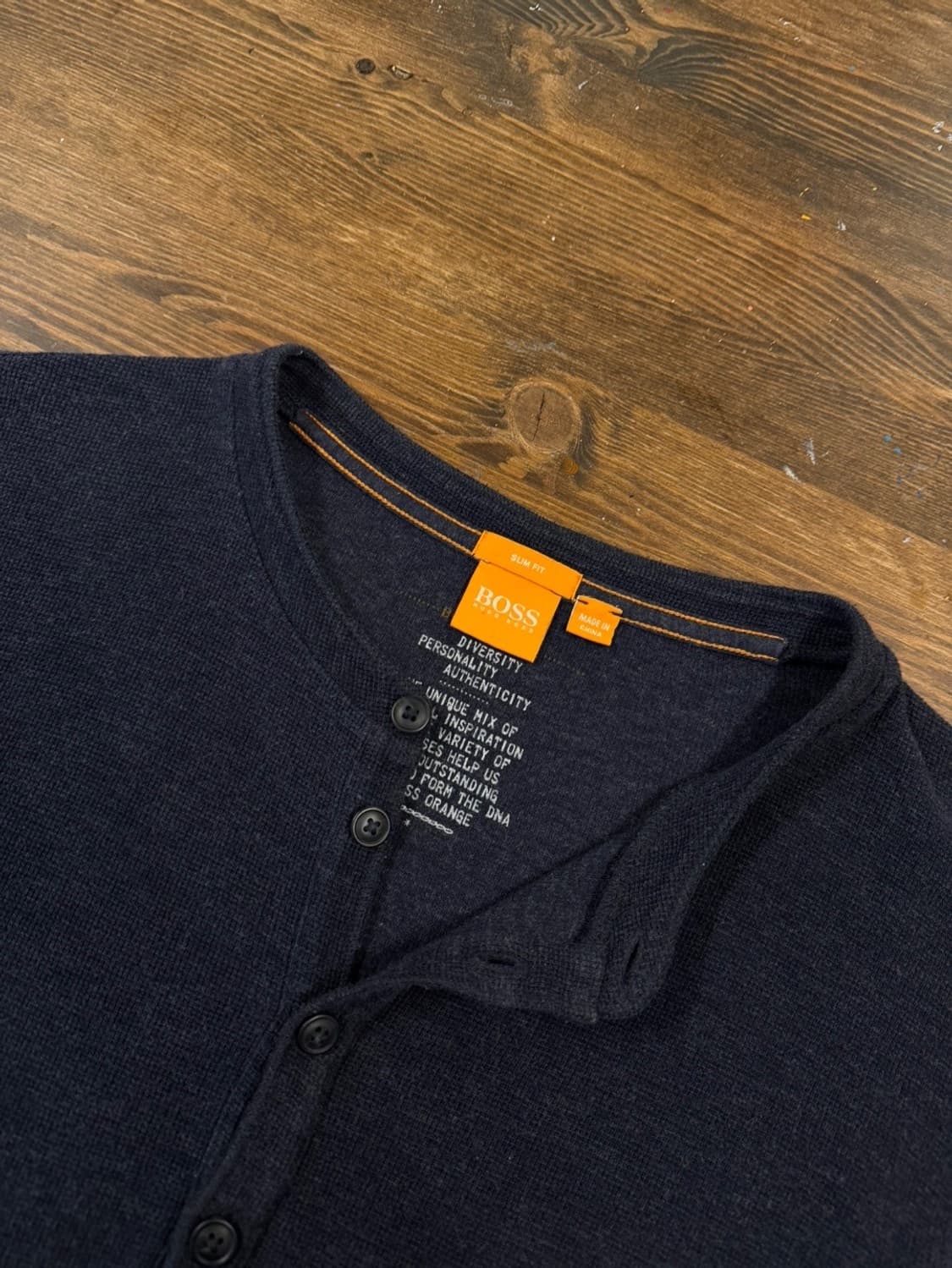 휴고보스 헨리넥 티셔츠 슬림100 상품이미지9