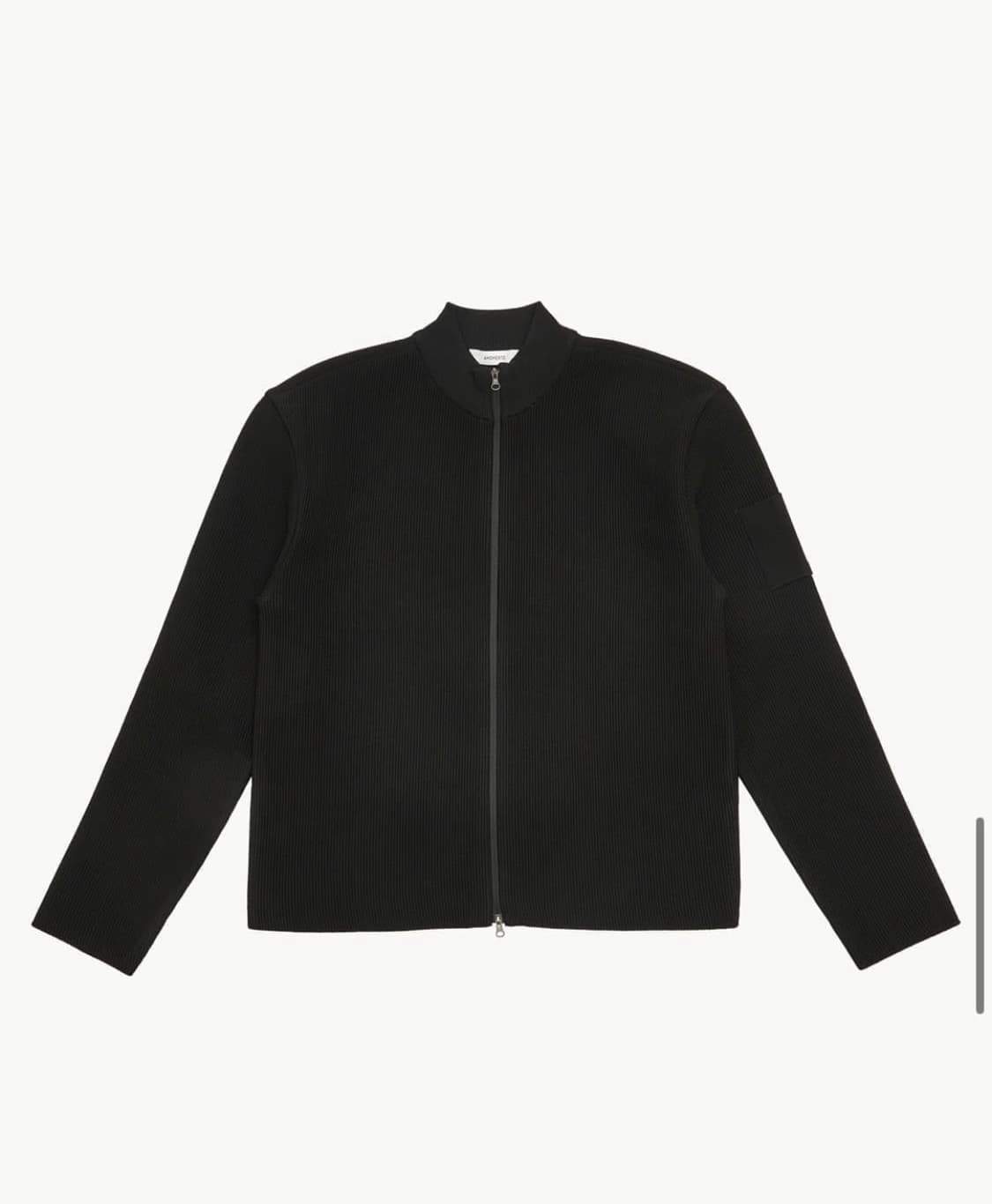 아모멘토 모크넥 집업 가디건 24ss 상품이미지1