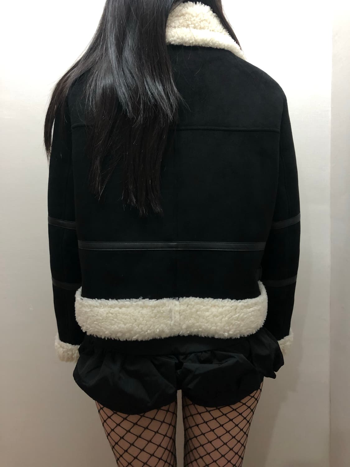 빈티지 블랙 무스탕 자켓 상품이미지7