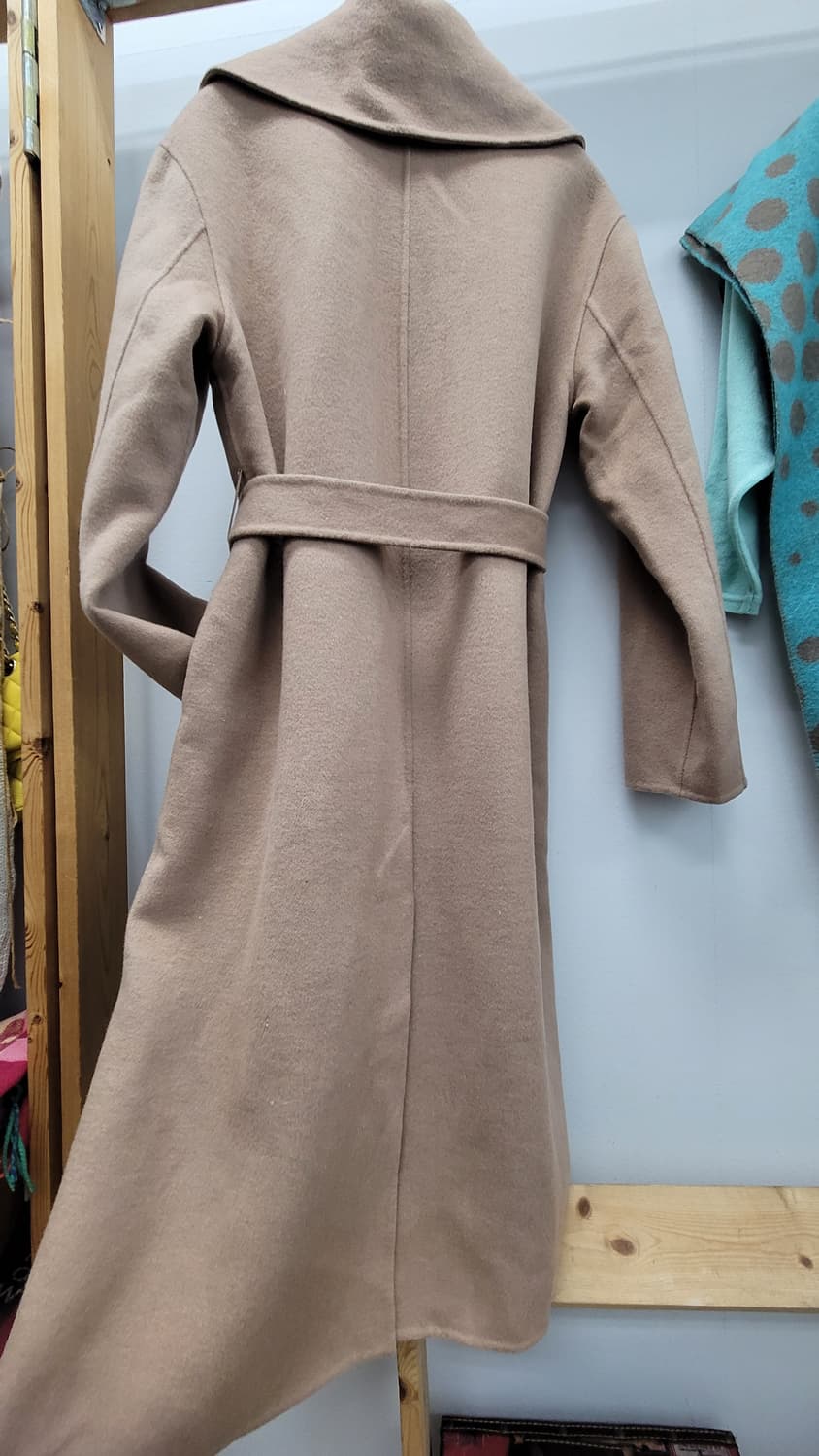 멜본 캐시미어 핸드메이드 롱코트 상품이미지4