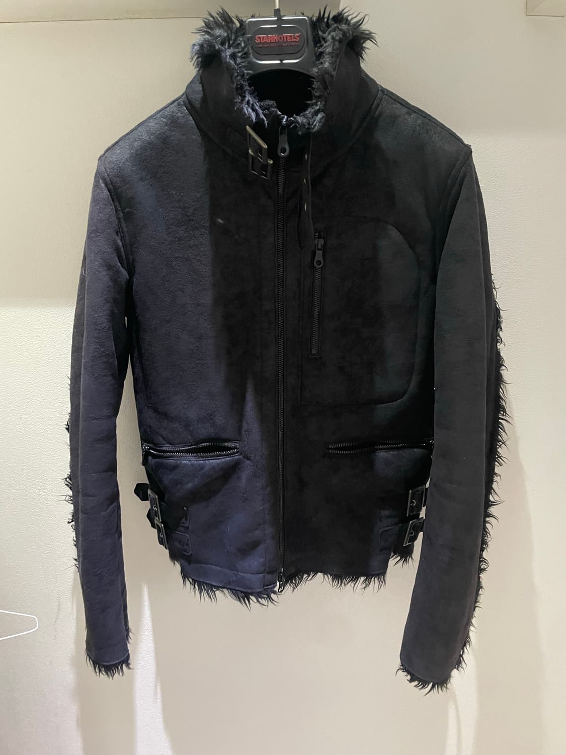 V-kei Fur suede jacket 상품이미지2