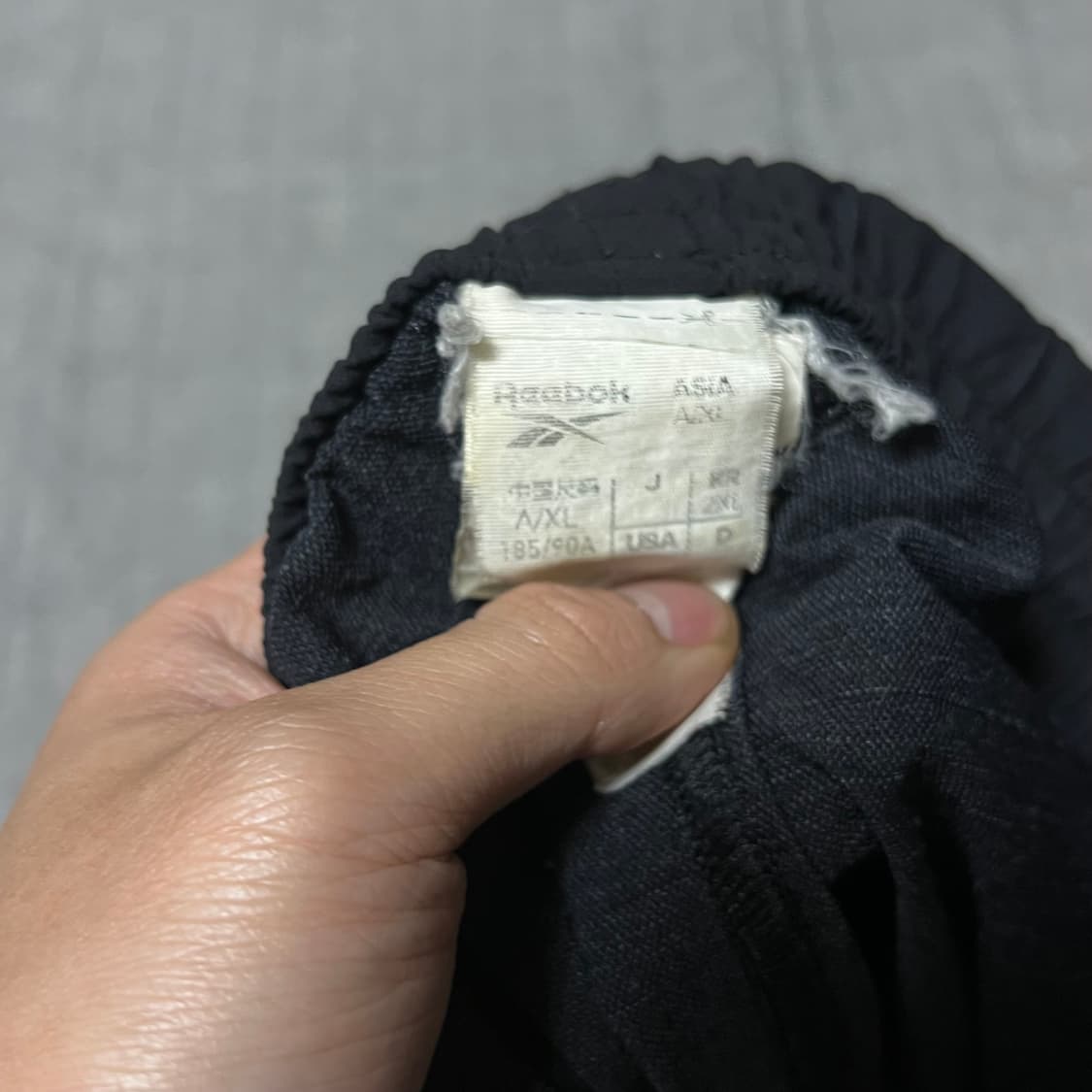 리복 스트레치 우븐팬츠 XL 트레이닝복 츄리닝 바지 우븐 팬츠 블랙 상품이미지3