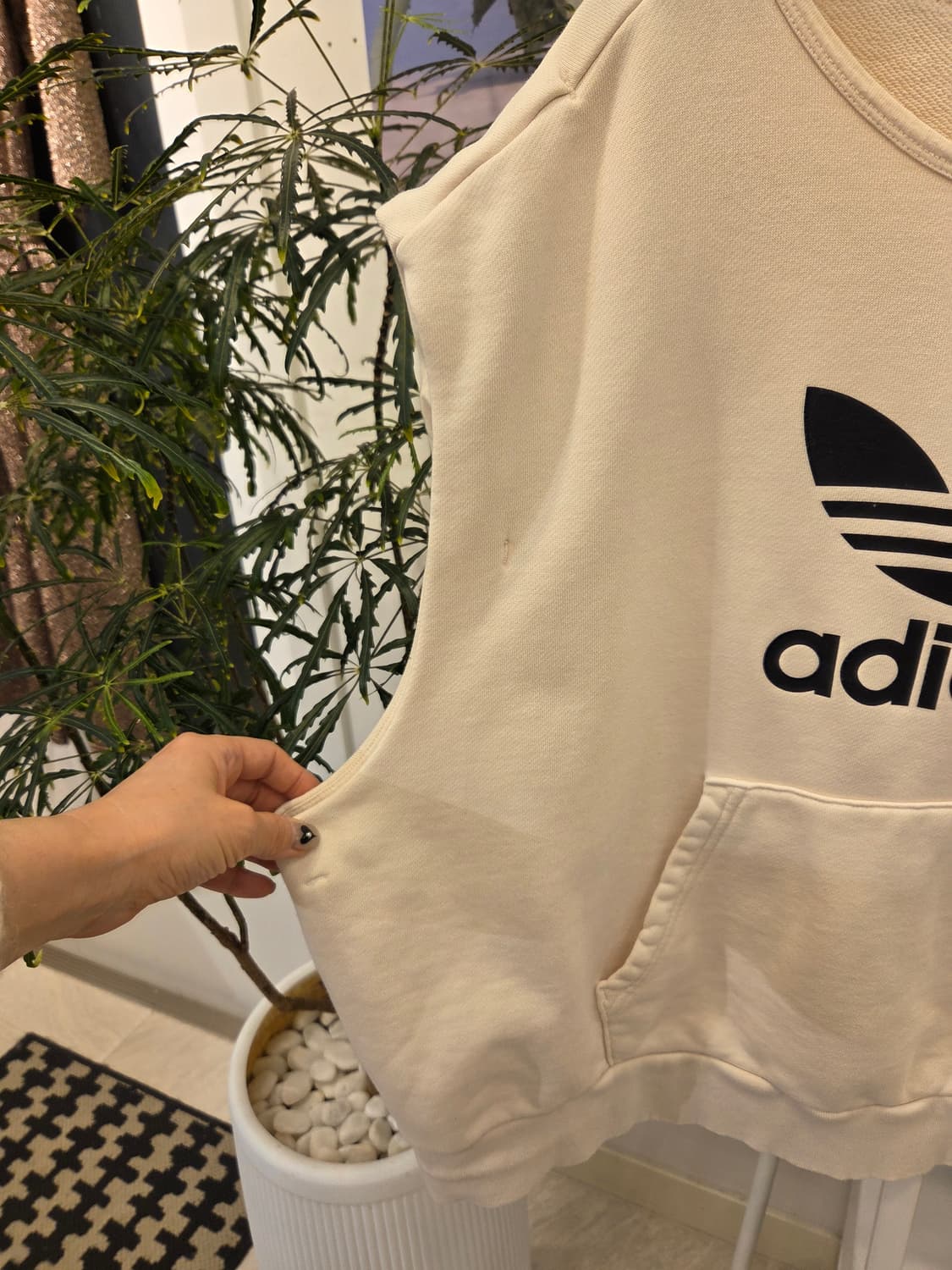 아디다스 크롭 후드티 베스트 세트 상품이미지9