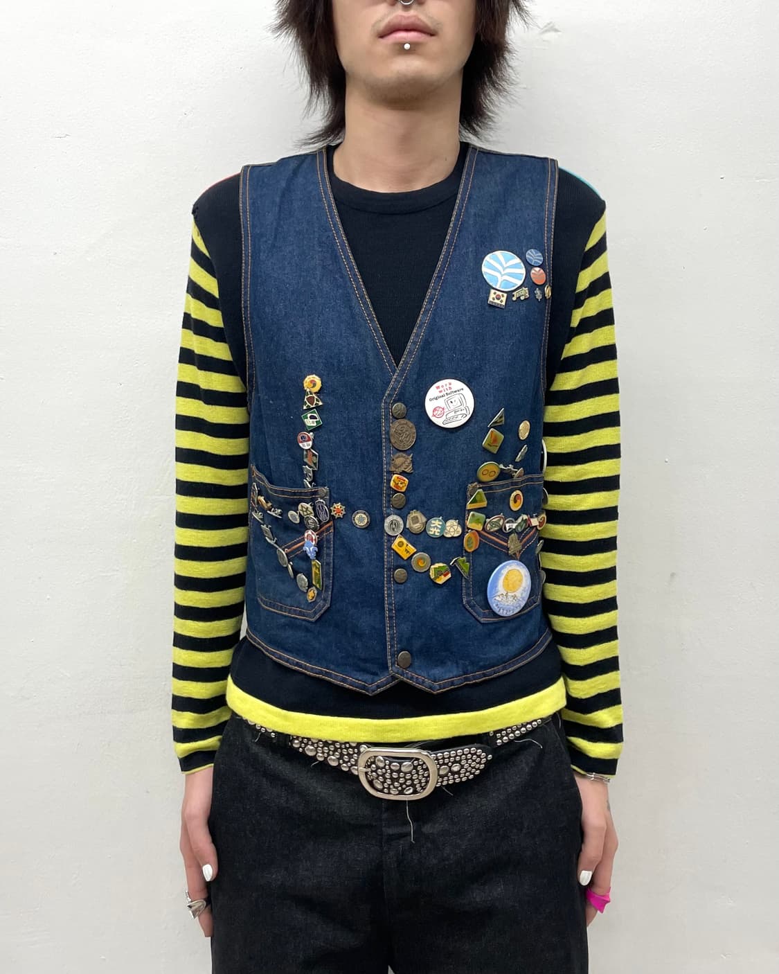 Korean Boy Scout Waffen Denim Best 상품이미지1