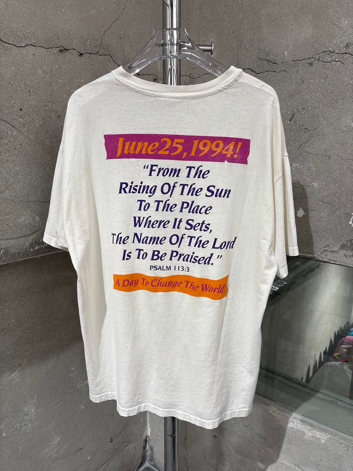 1994 지져스 종교행사 그래픽 티셔츠 상품이미지4