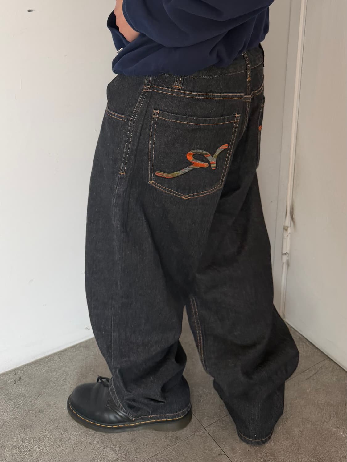 로카웨어 자수 힙합팬츠 상품이미지2