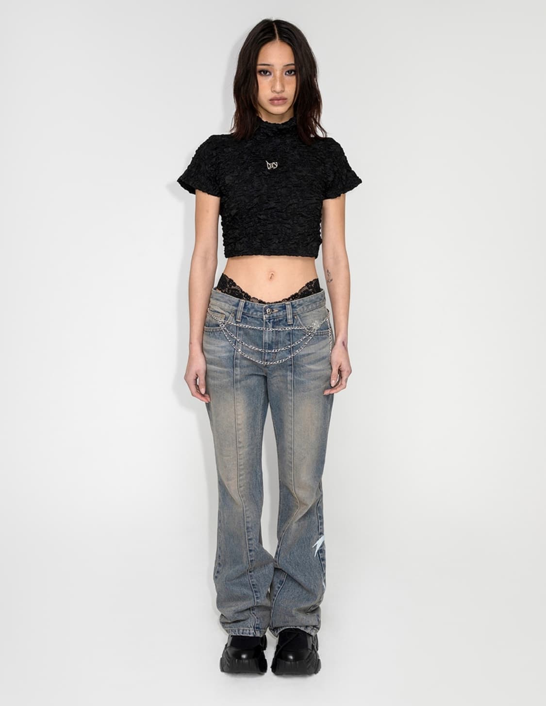 와이이이엘 엘이이와이 부츠컷 팬츠 상품이미지3