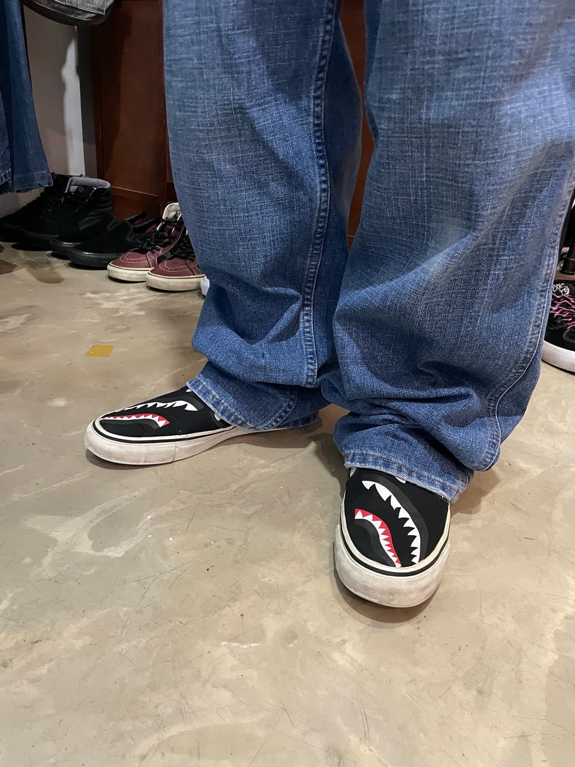 Bape WGM Shark Slip-On made in japan 275 상품이미지2