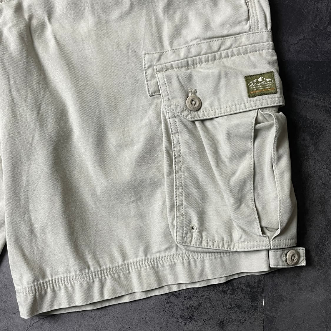 EDDIE BAUER 에디바우어 베이지 카고 하프 팬츠 A00772 상품이미지4