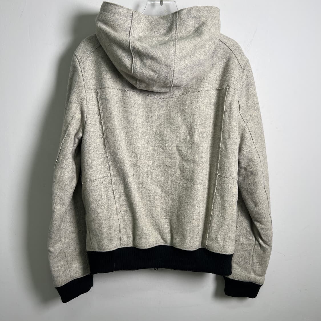 아르마니 익스체인지 쉐르파 라인 울 후드 자켓 S 상품이미지6