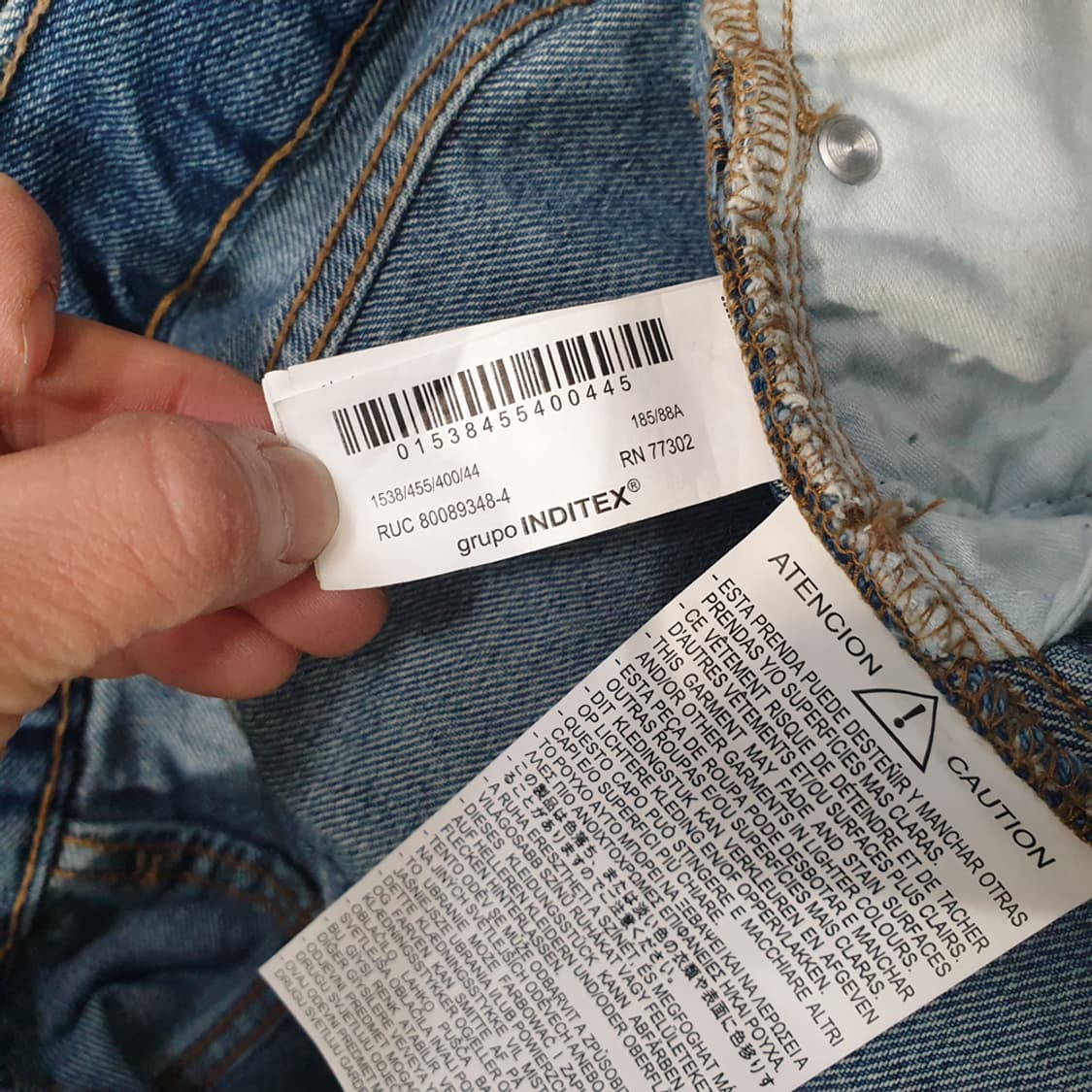 ZARA REGULAR 스트레이트 핏 진 청바지 34 상품이미지6