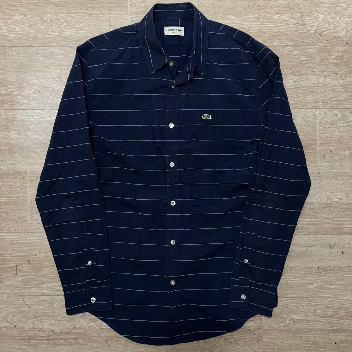 라코스테 스트라이프 셔츠 남방 상품이미지1