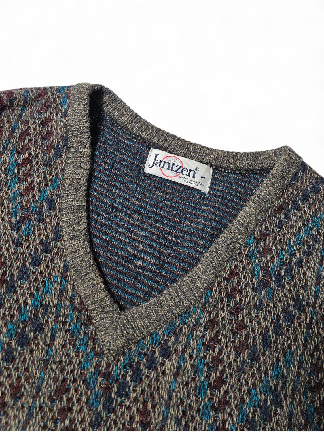 1980's Jantzen 모헤어 Mohair 베스트 조끼 M 105 상품이미지4