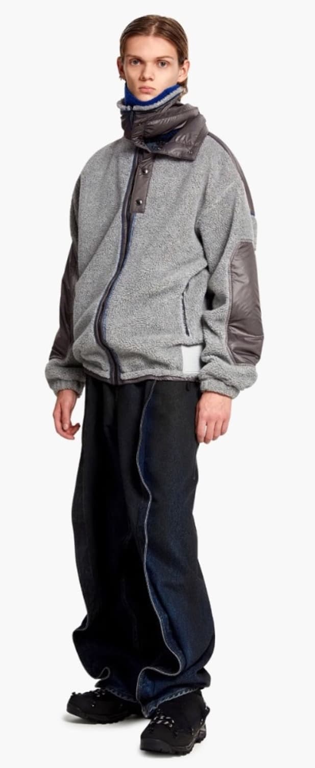 [XL] 와이프로젝트 더블카라 플리스 Y/PROJECT FLEECE 상품이미지4