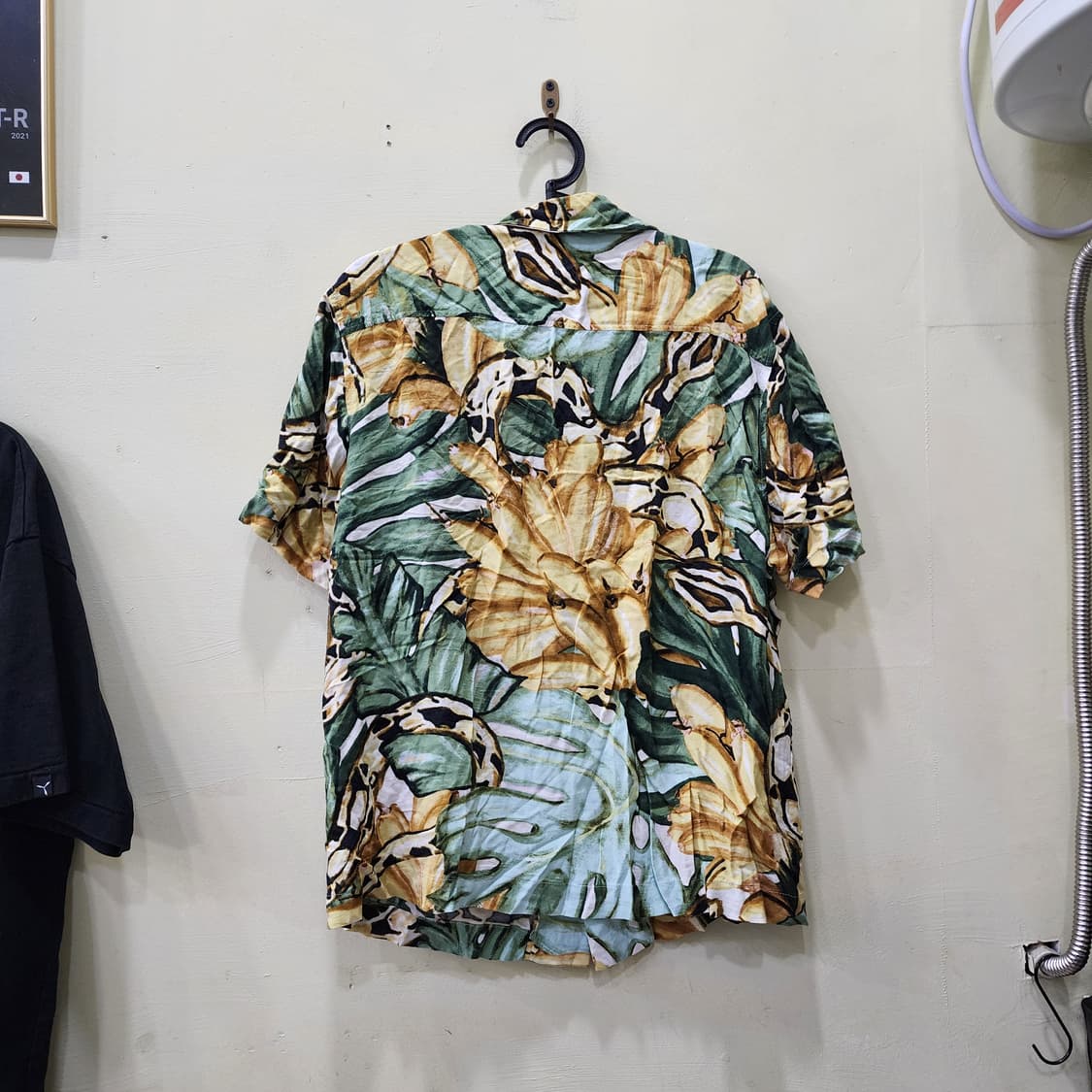 [M] H&M 트로피컬 패턴 반팔 셔츠 상품이미지3