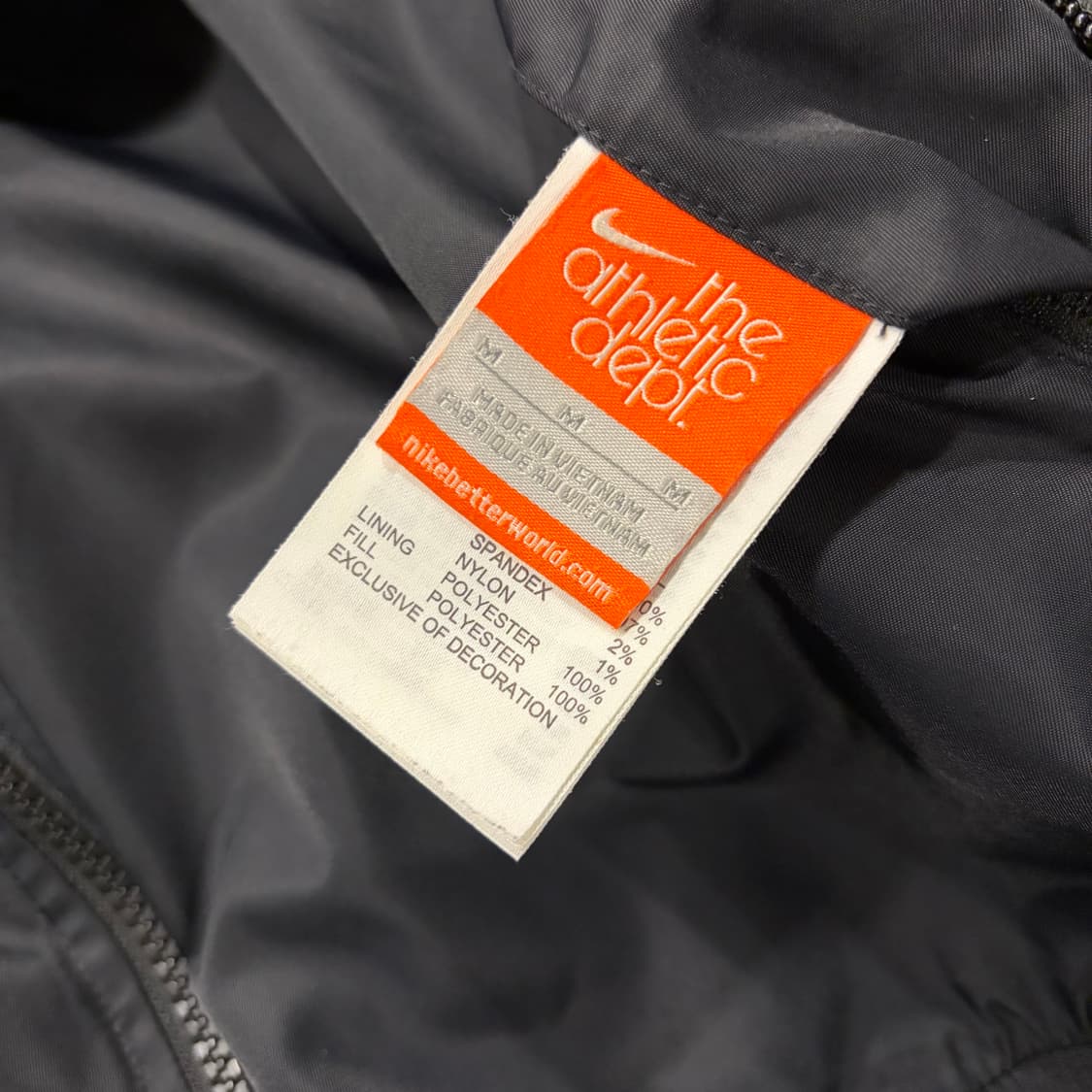 [M] 11s 나이키 리버시블 퀼팅 블랙 봄버 자켓 D538 상품이미지8