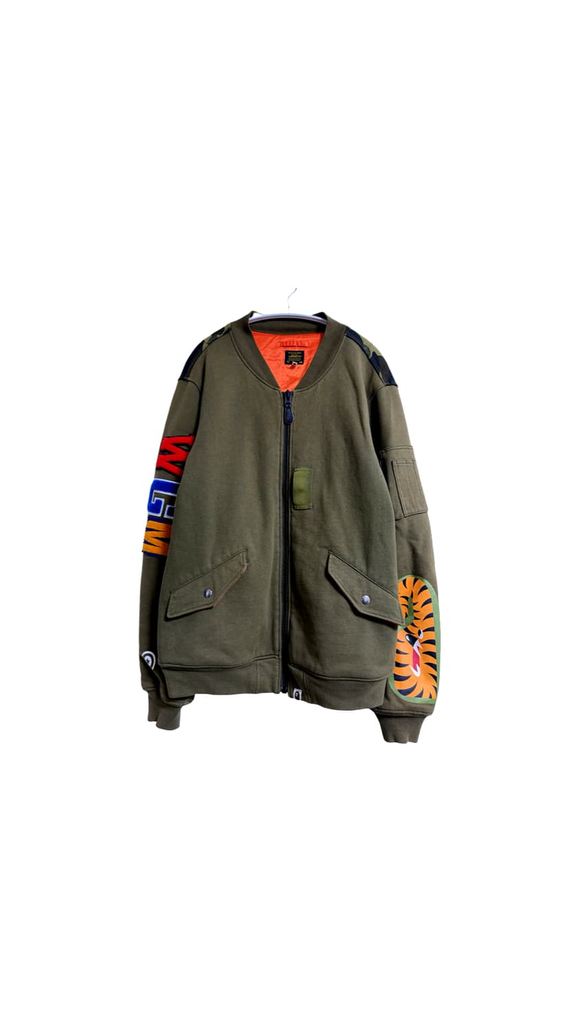 베이프 샤크 ma-1 상품이미지1