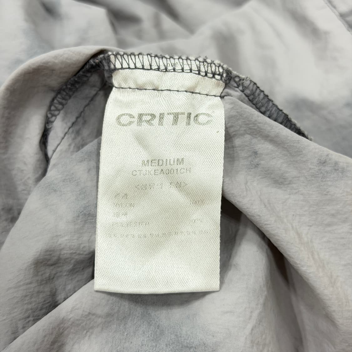 크리틱 메탈 웜홀 윈드브레이커 바람막이 자켓 M 상품이미지6