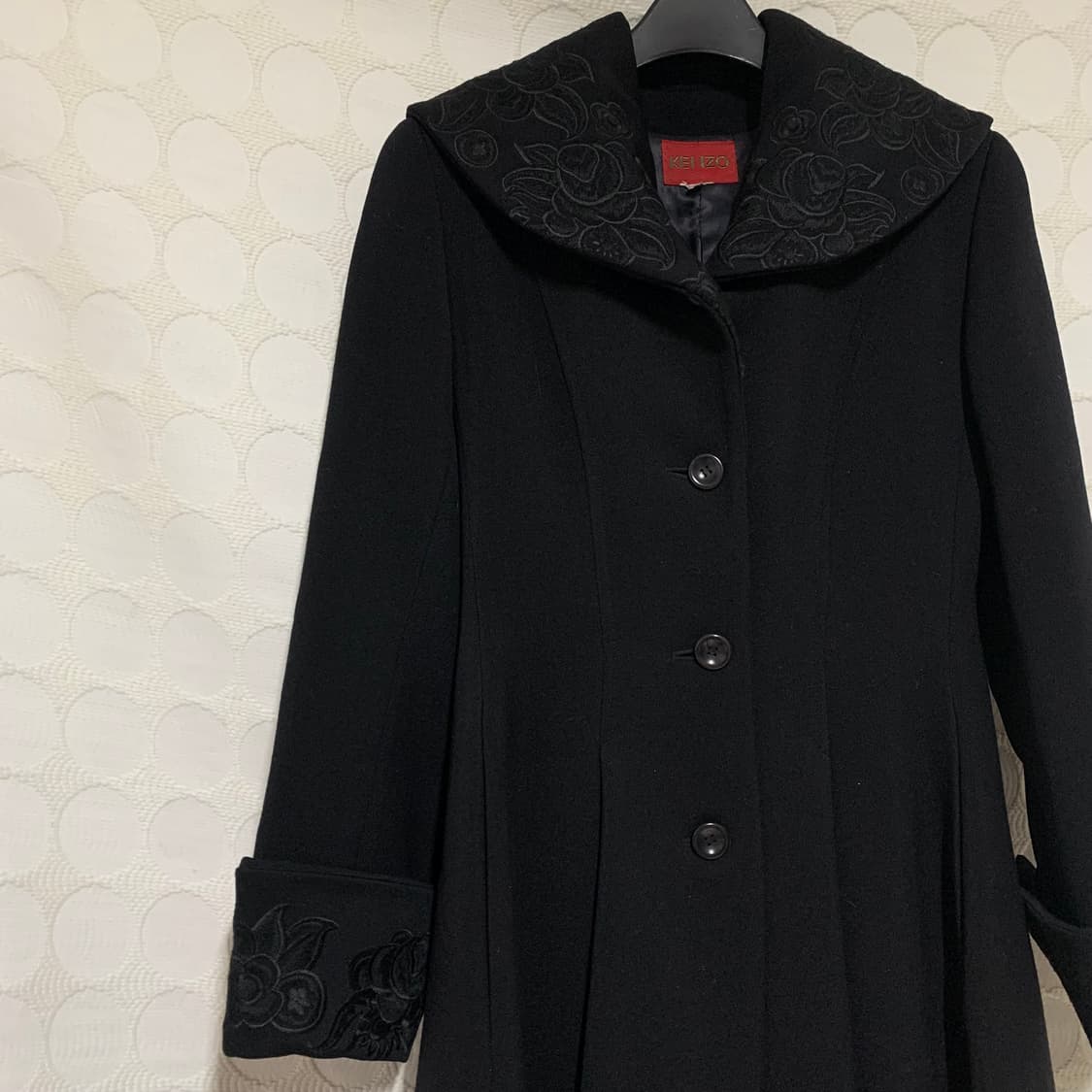 Kenzo 돌 느낌 자수 코트 상품이미지6