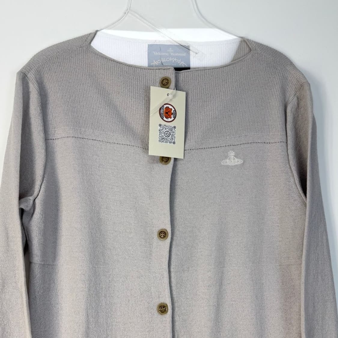 비비안웨스트우드 ORB 로고 롱가디건 상품이미지2