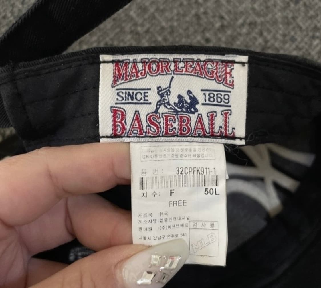 MLB 블랙커스텀마이징 볼캡 상품이미지4