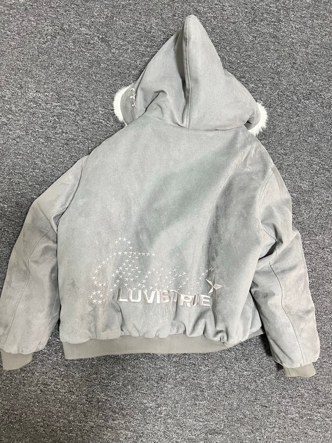 러브이즈트루 EV REVERSIBLE FUR HOOD(GRAY) 상품이미지4