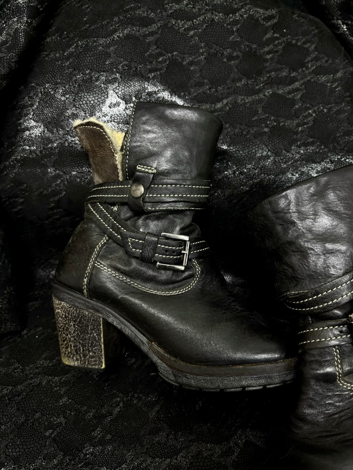 “MANAS” 00’s Rare Design 2Buckle Detail  상품이미지4