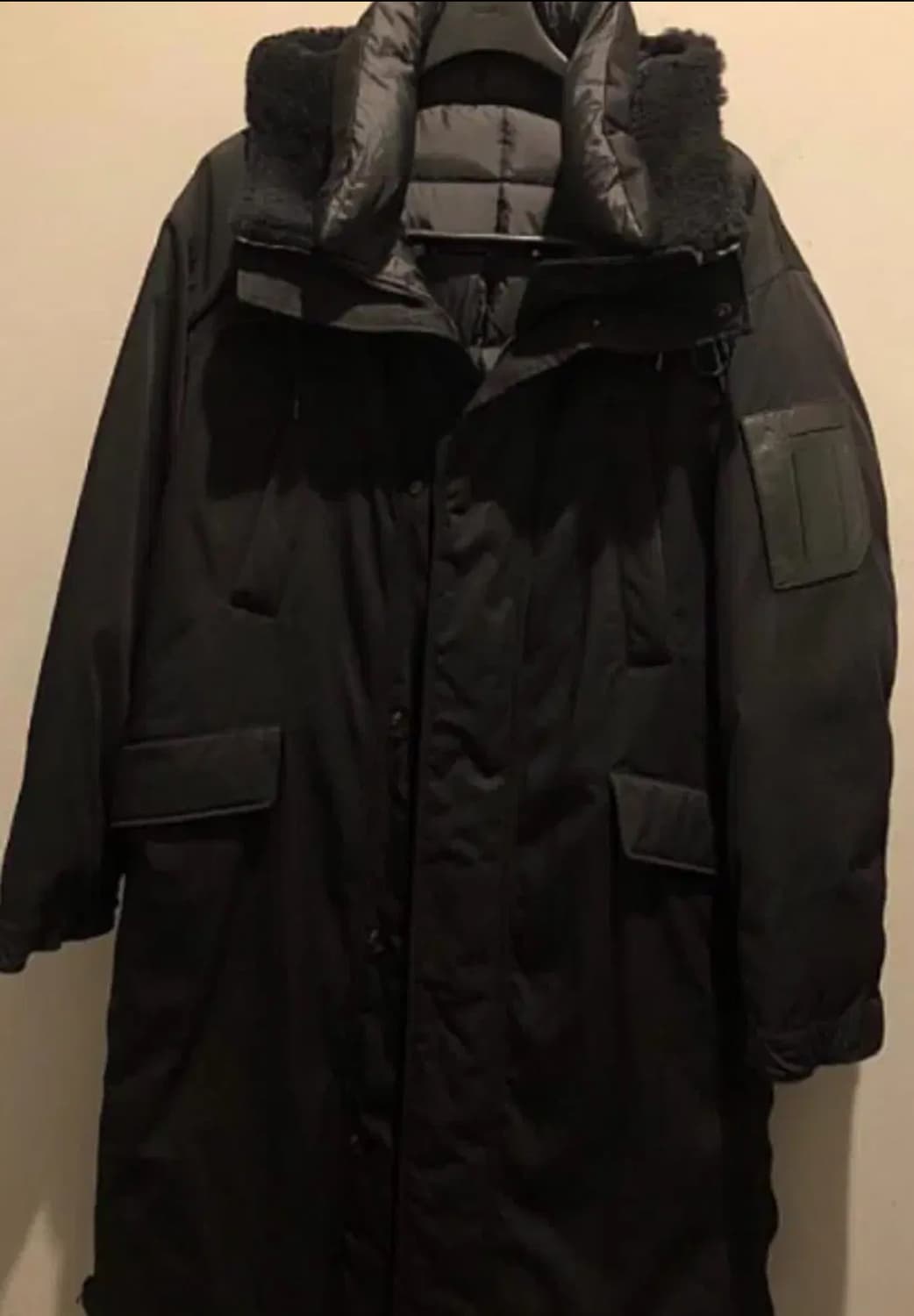 준지 양털 롱패딩 블랙 46 상품이미지2