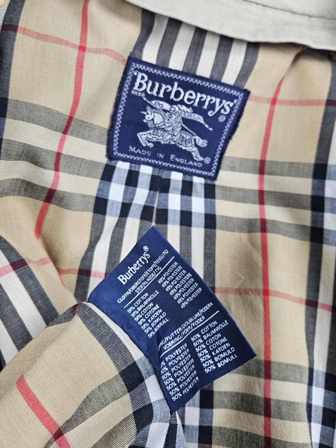 버버리 더블 브레스트 벨티드 트렌치 코트 ( 상세설명참조 )/ 10580 상품이미지4