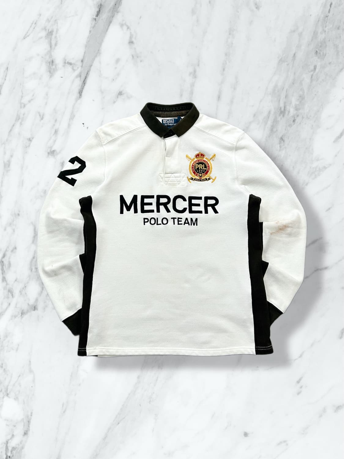 폴로 랄프로렌 팀 메르세르 화이트 럭비티 M 상품이미지1