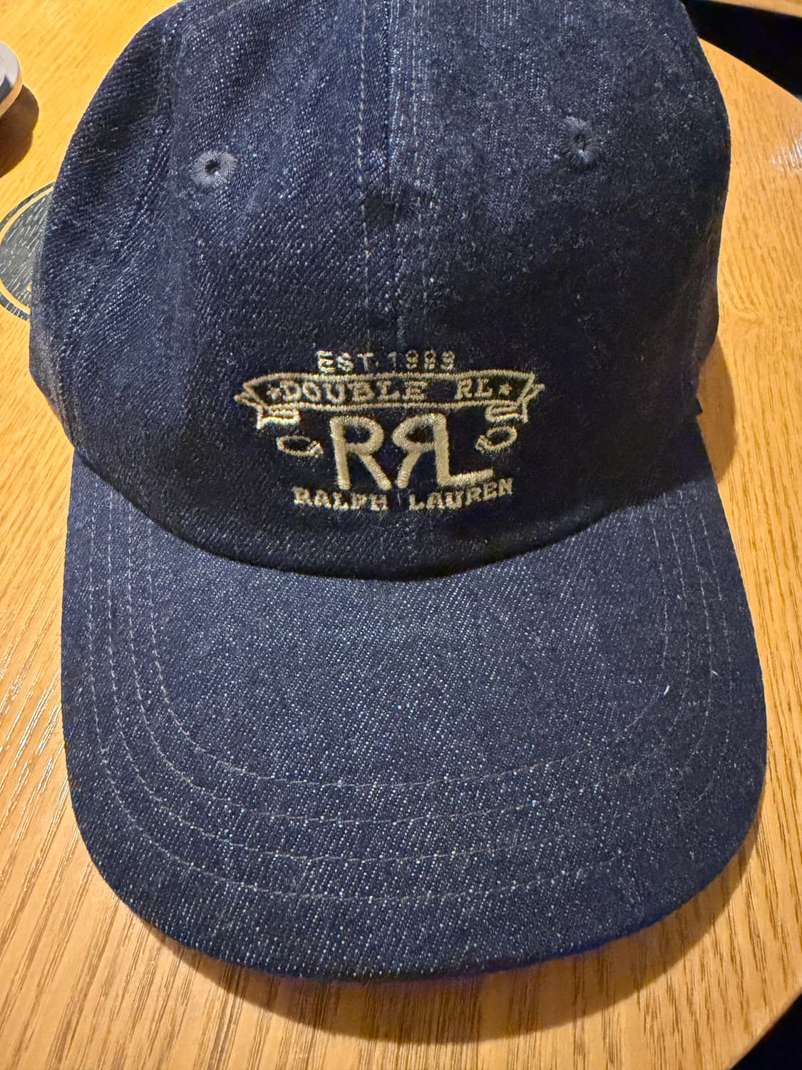 더블알엘 렌치 데님 볼캡 상품이미지2