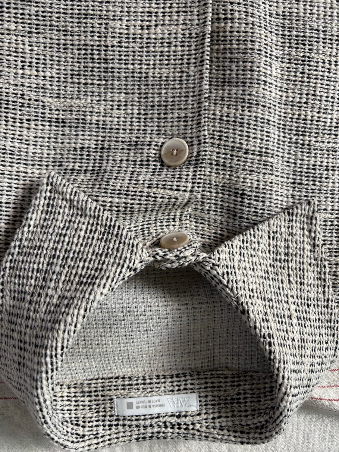 Zara 자라 텍스쳐 오버셔츠 자켓 상품이미지3