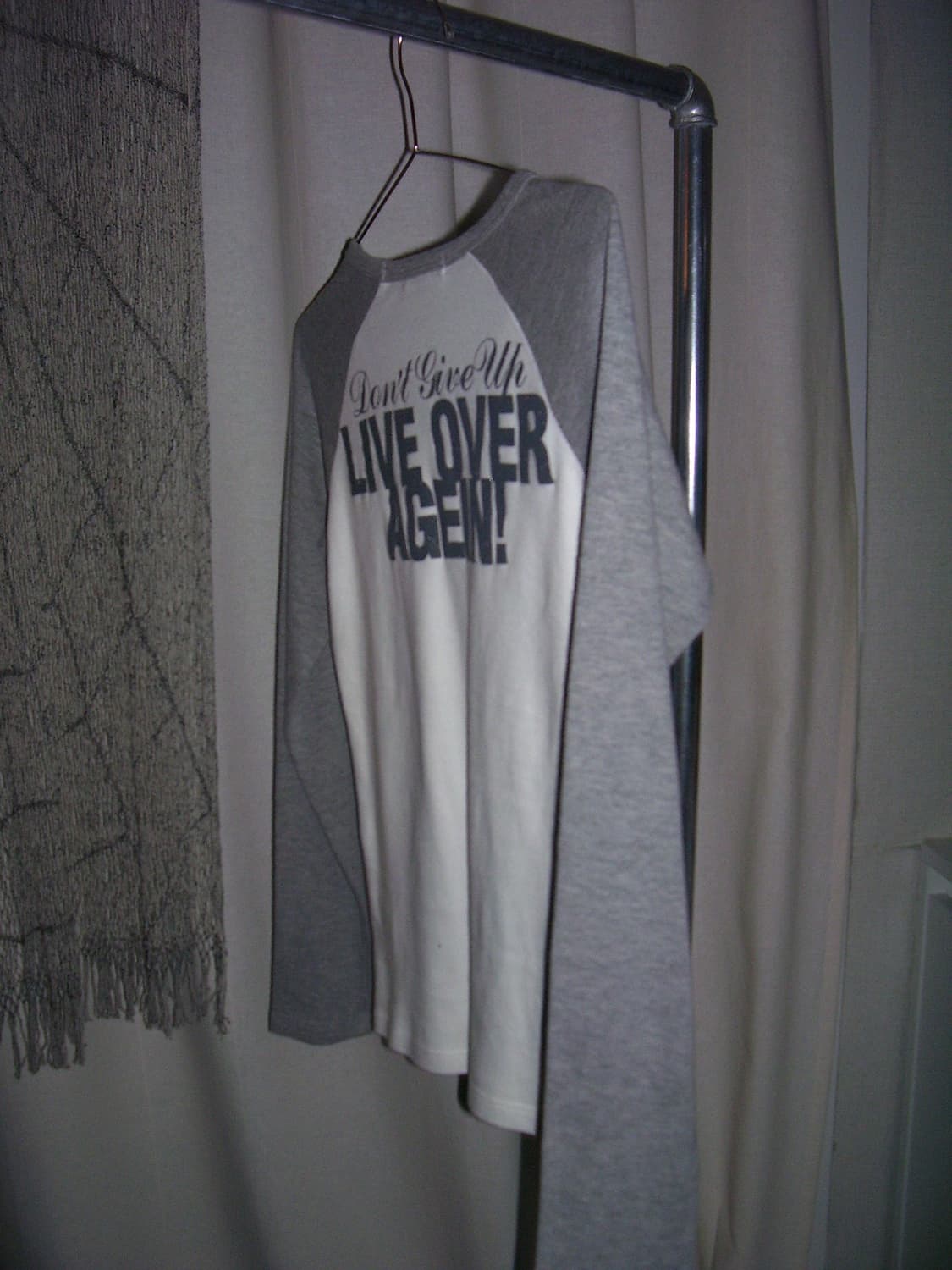 30 grey printing ringer long sleeves 상품이미지2