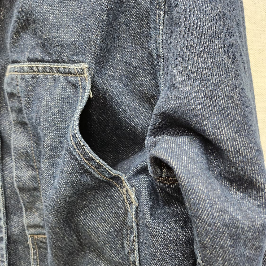 후아유 아메리칸 빈티지 크롭 데님자켓 S(M) 상품이미지4