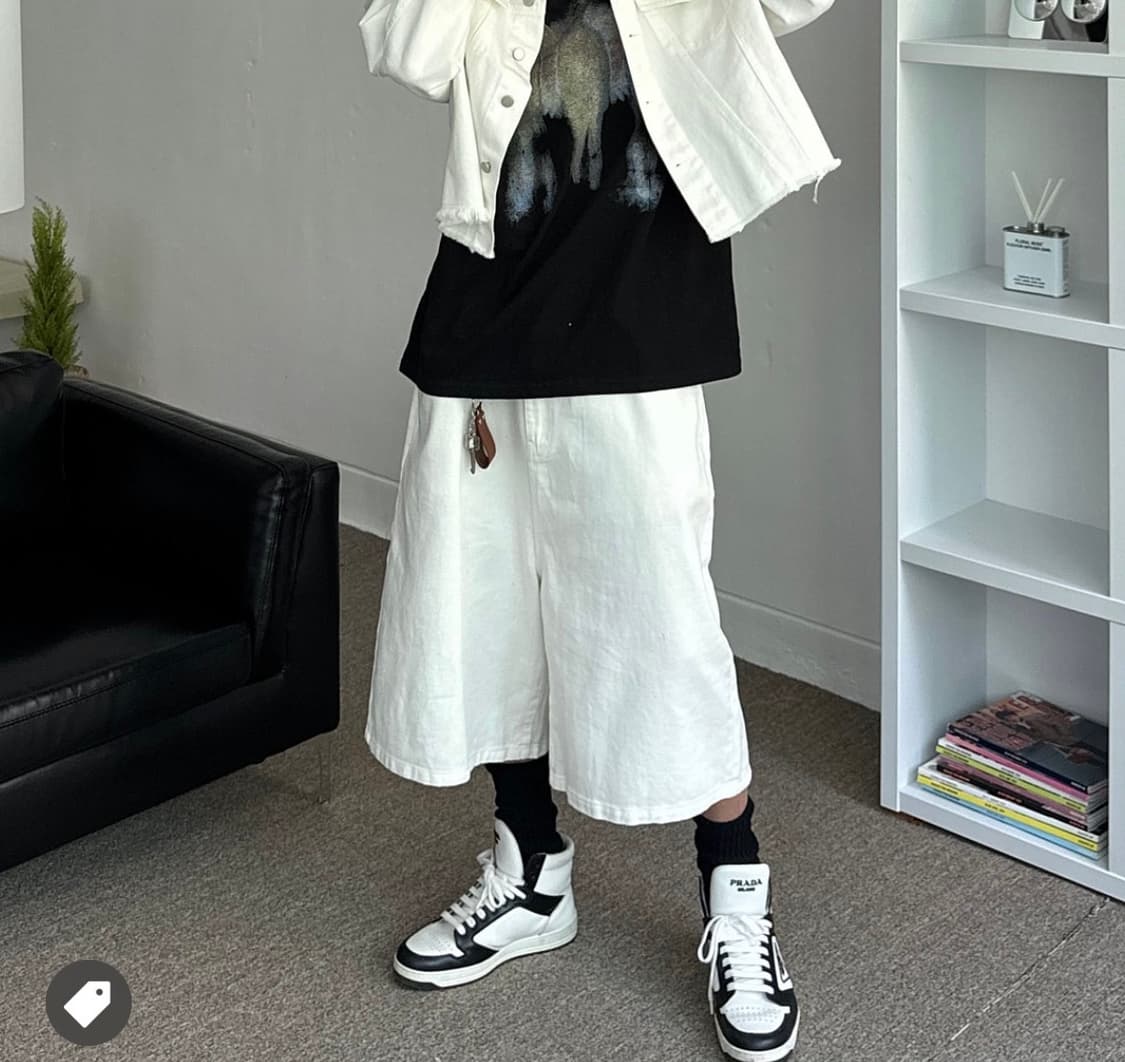 프라다 하이탑 레더 스니커즈 새상품 상품이미지10