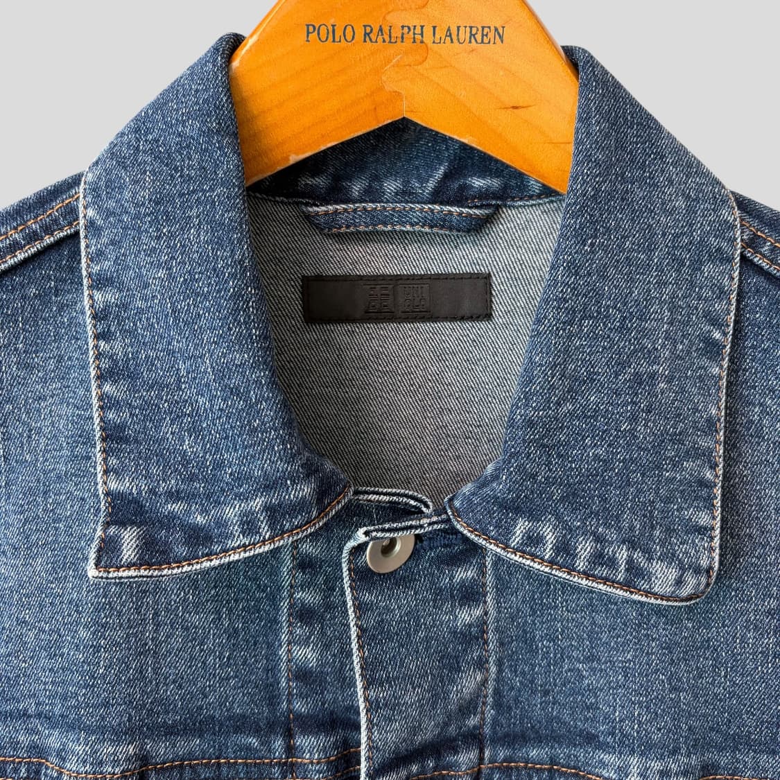 (L)유니클로 데님 트러커 자켓 상품이미지3