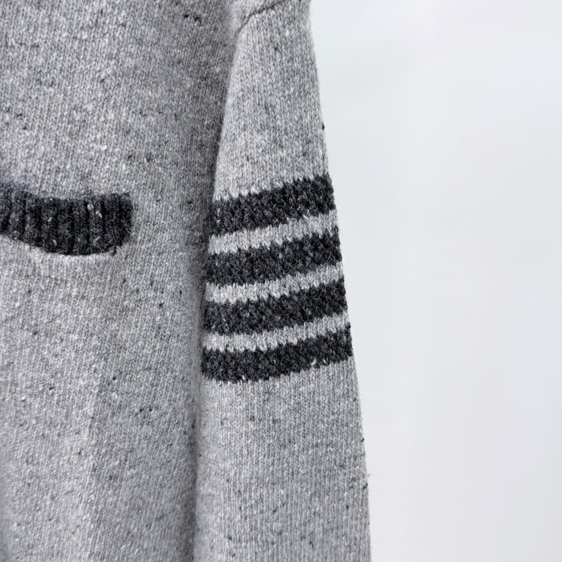 [미사용/42] 톰브라운 사선완장 여성 모헤어 트위드 니트 상품이미지2