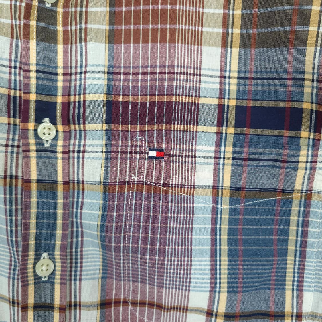 타미힐피거 Tommy Hilfiger 뉴욕핏 체크 셔츠 L 상품이미지4