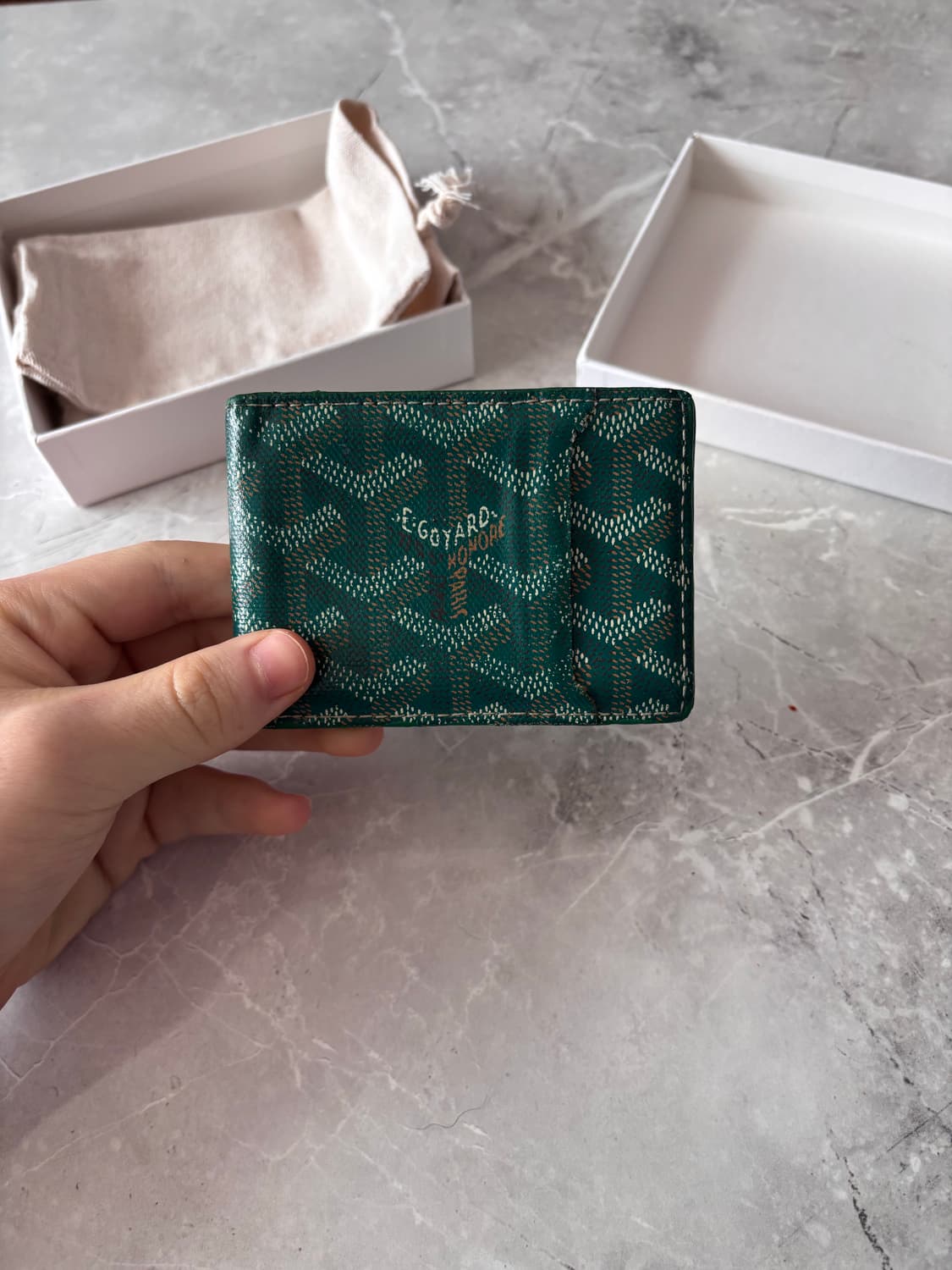 [정품] 고야드 인서트 카드지갑 그린 상품이미지1