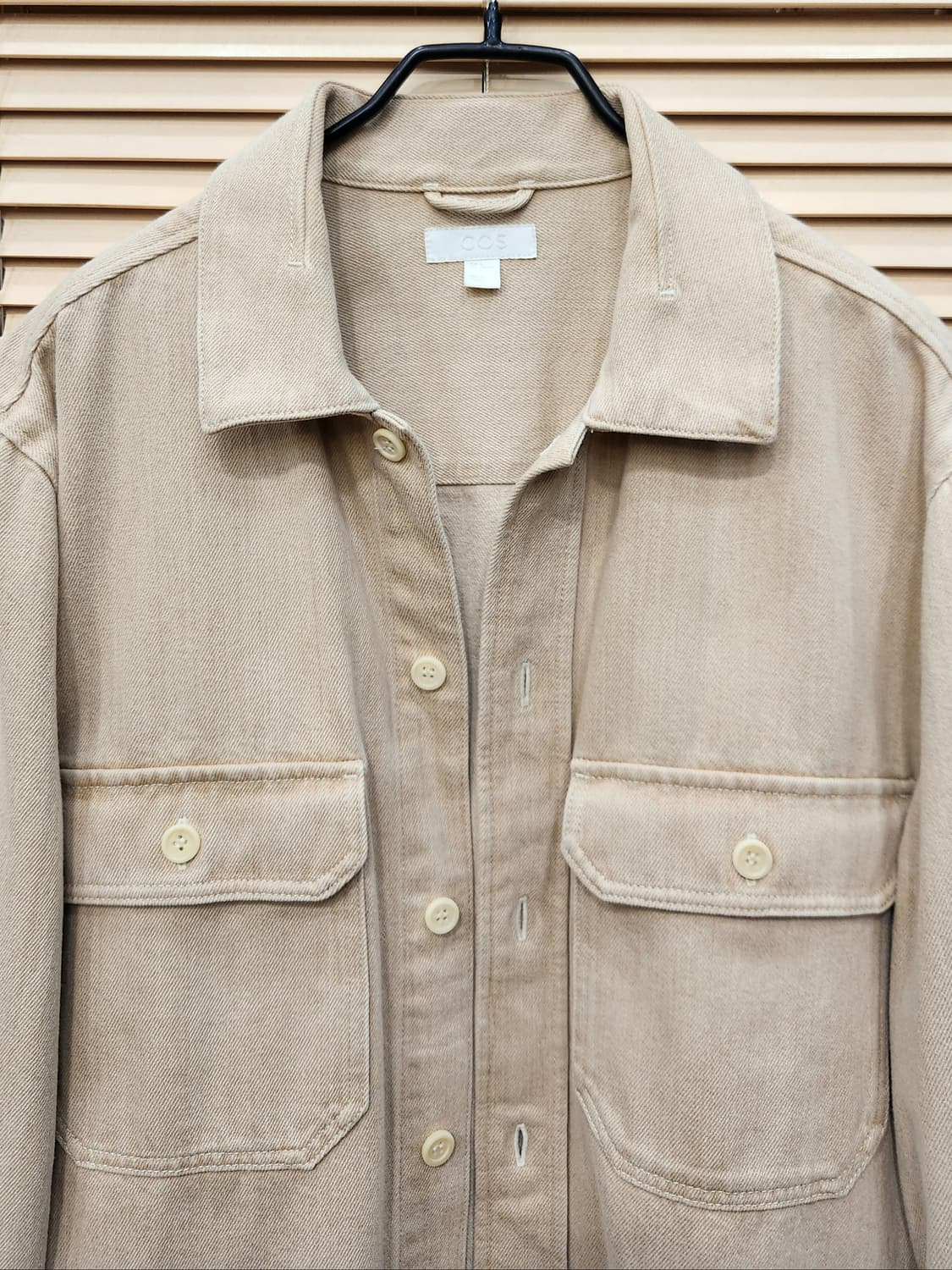(새상품급)COS 코스 남성 베이지 셔츠 자켓 상품이미지2