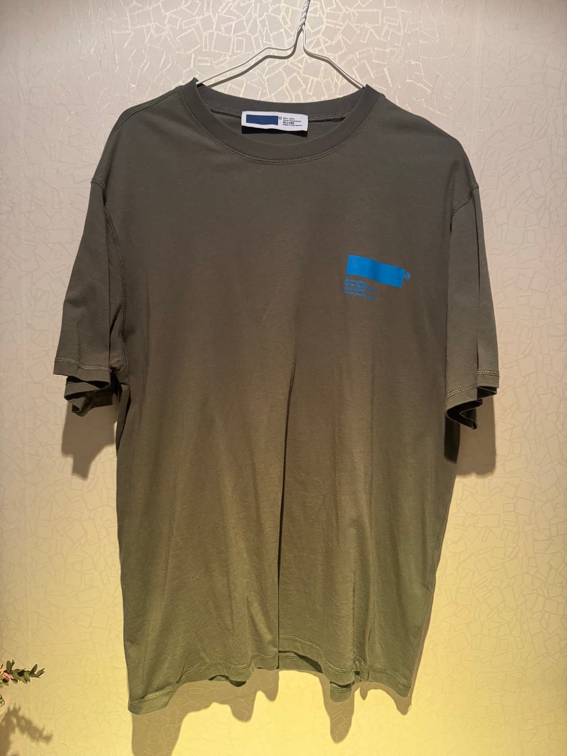 Affix 블랭크 로고 티셔츠 모스그린 XL 상품이미지1