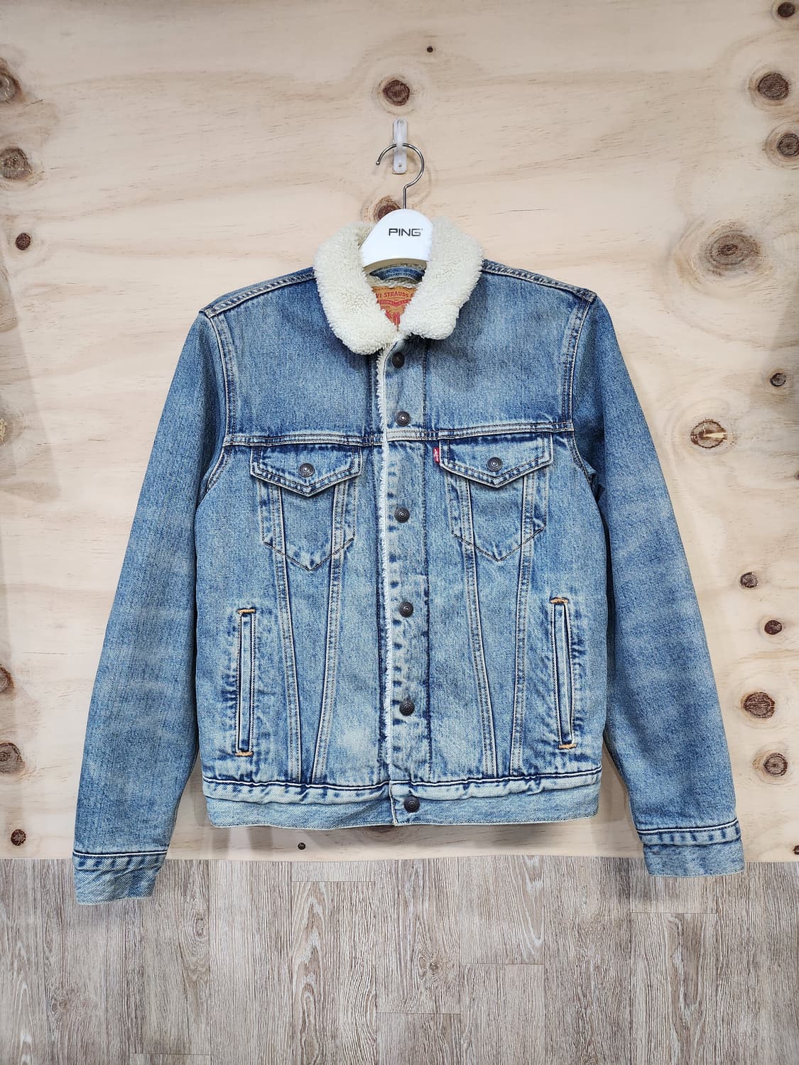 692) 리바이스 데님 양모 카라 자켓 상품이미지1