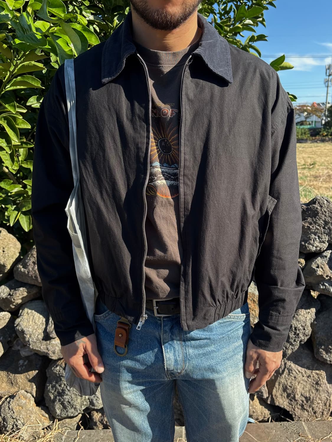 폴로st 빈티지 코튼 블루종 자켓 상품이미지1