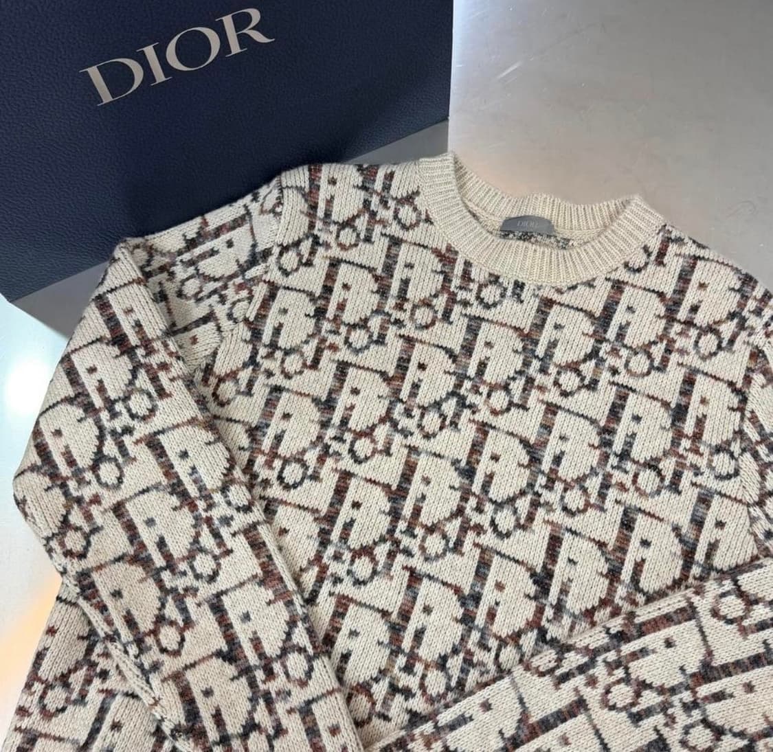 [리오브전포점] 디올 오블리크 자카드 울 니트 상품이미지3