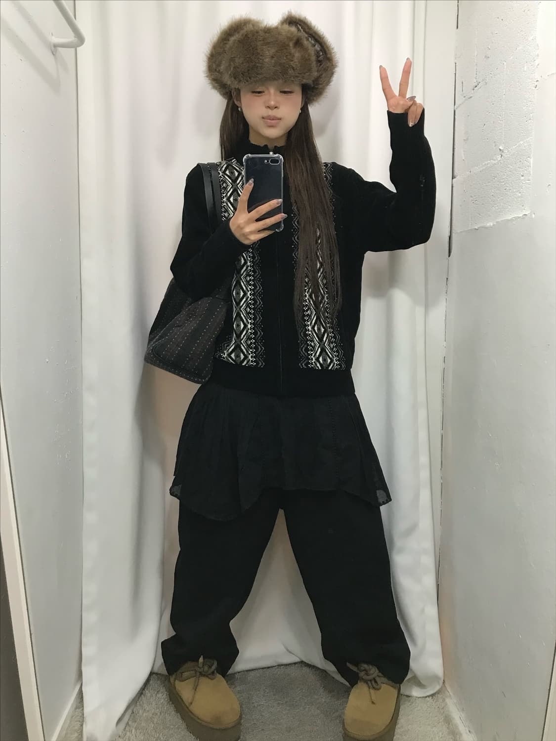 🩶무채색 블랙 디테일 코디 🩶 상품이미지1