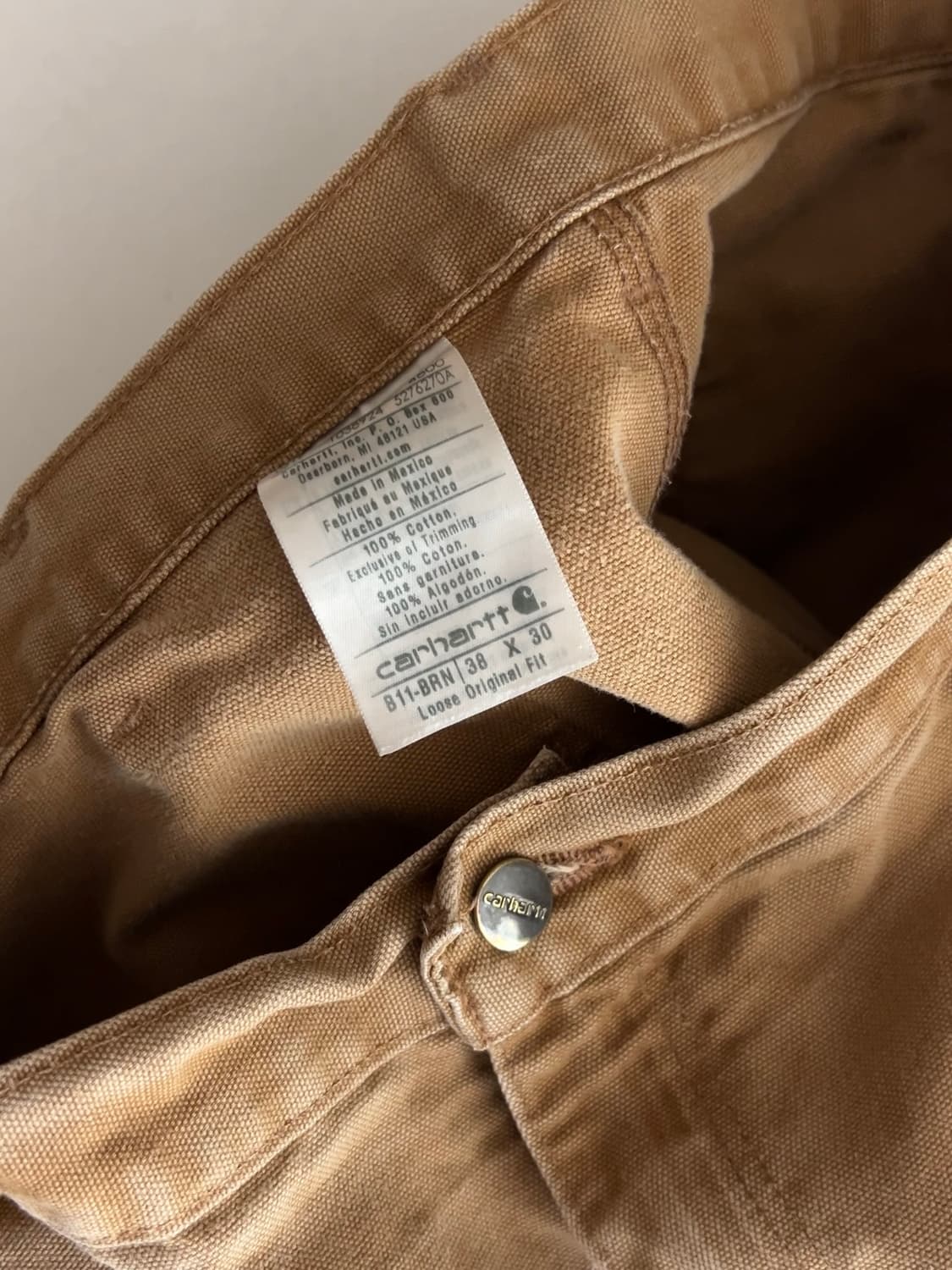 칼하트 B11 BRN 카펜터 팬츠 38 상품이미지9