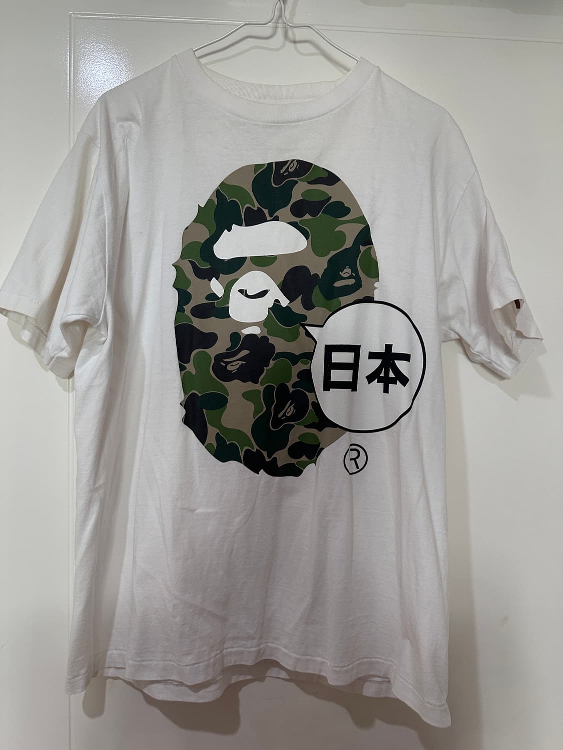 BAPE 베이프 빅에이프 도쿄 반팔 화이트L 상품이미지2